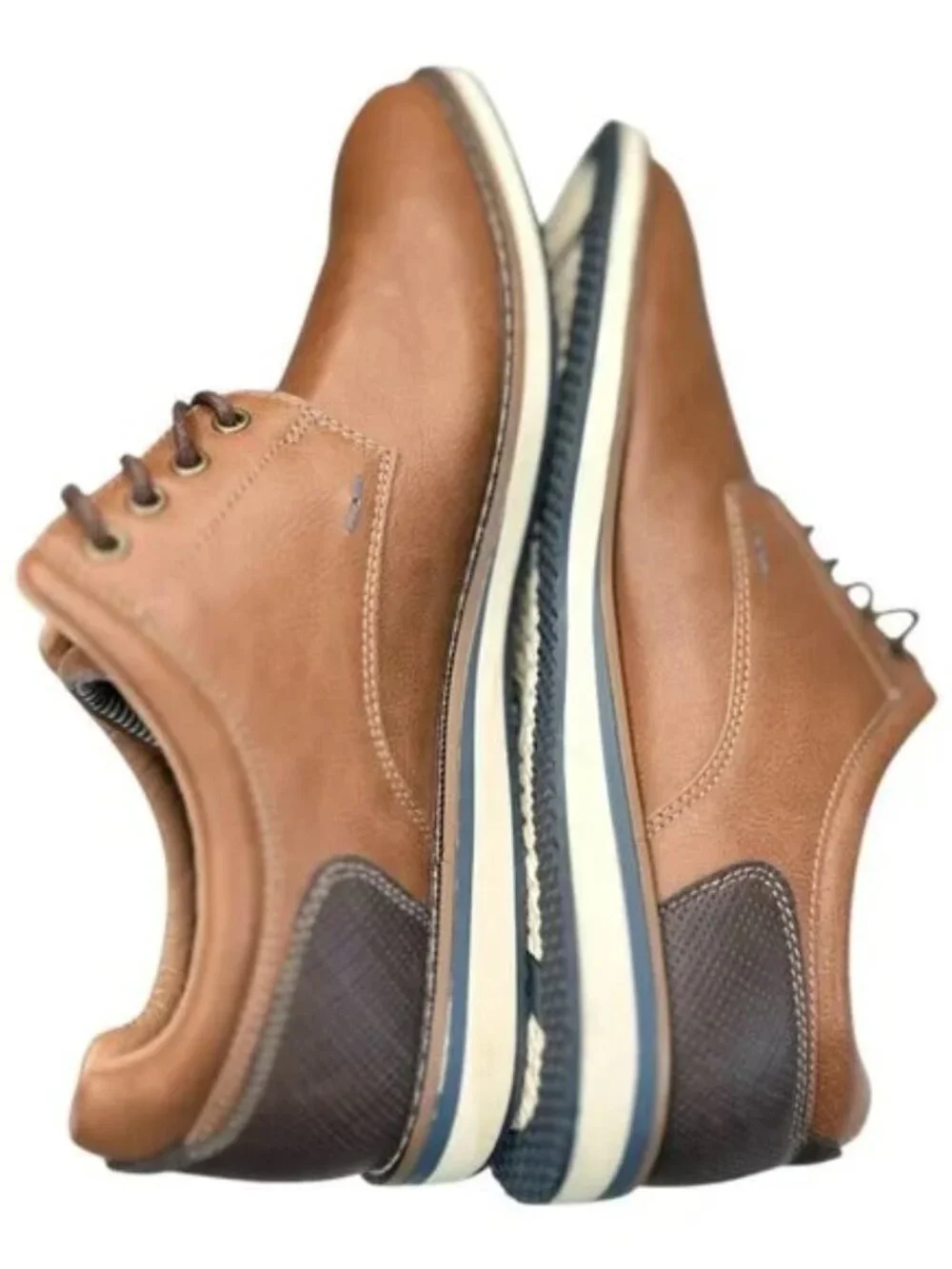 Nunn Bush Men’s Tan Oxford Dress Shoes | Size 10M | Memory Foam Comfort
